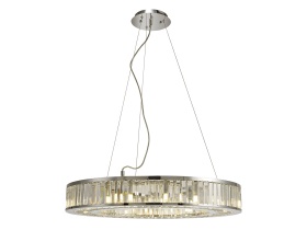 Torre Crystal Ceiling Lights Diyas Ringed & Square Crystal Fittings Torre Crystal Ceiling Lights Diyas Ringed & Square Crystal Fittings